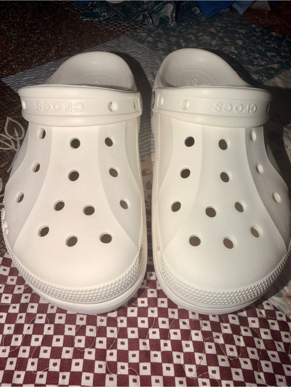 Crocs Baya Platform Clogs White Women’s Size 9 NWOT Comfort Shoes - Picture 4 of 5